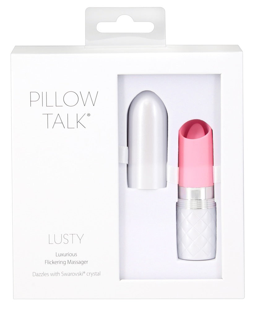 Minivibrator "Lusty" aus Silikon - Vibro-Zunge 9.4 cm (rosa)