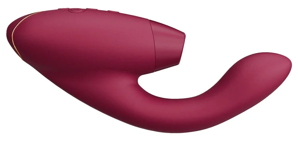 Womanizer Duo 2 Vibromasseur à poser avec double stimulation - 20,3 cm (rouge)