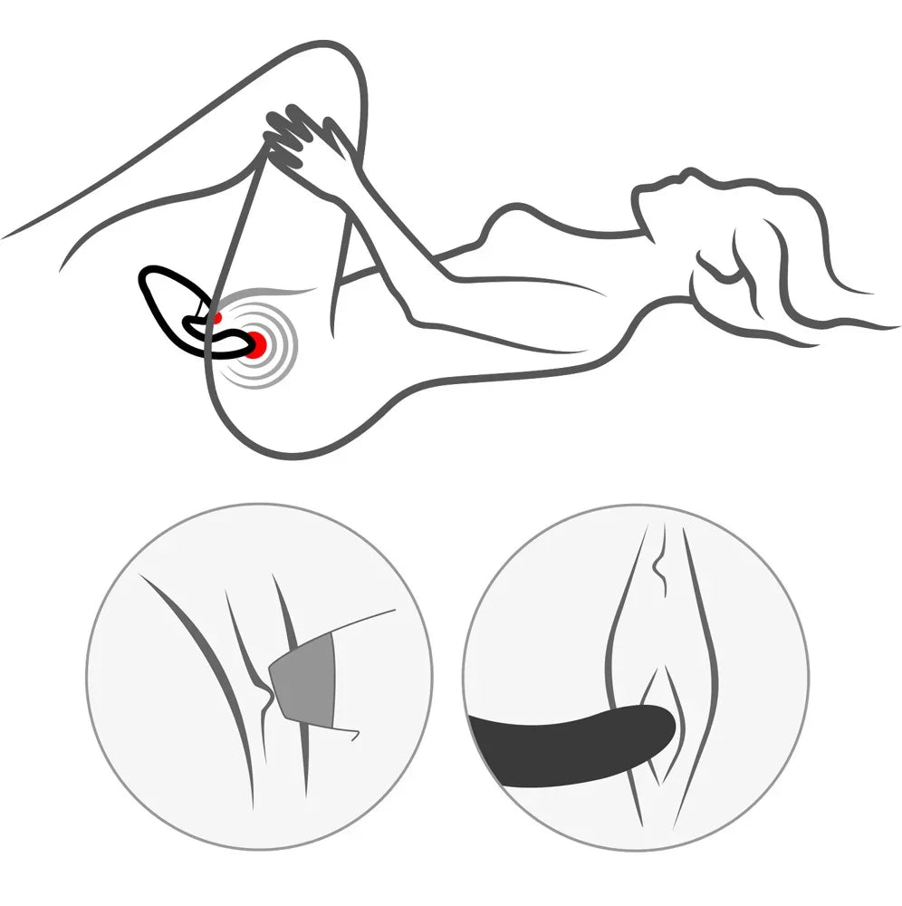 Womanizer Duo 2 Vibromasseur à poser avec double stimulation - 20,3 cm (rouge)