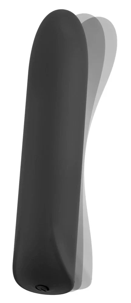 Mini-Vibrator „Sweet Smile“ aus Silikon – 12 cm (schwarz)