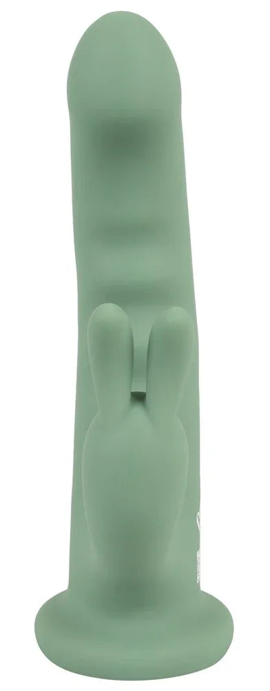 Rotierender Vibrator „LUVIO Soft“ – Rotation, Vibration & Saugfuss (grün)