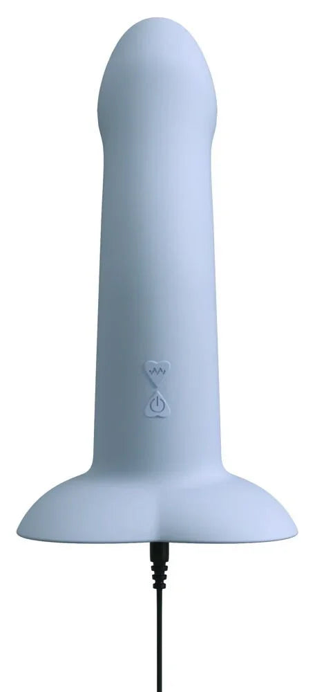 Moderner, kabelgebundener Vibrator in schlichter Form mit Bedientasten, Sexspielzeug für Erwachsene