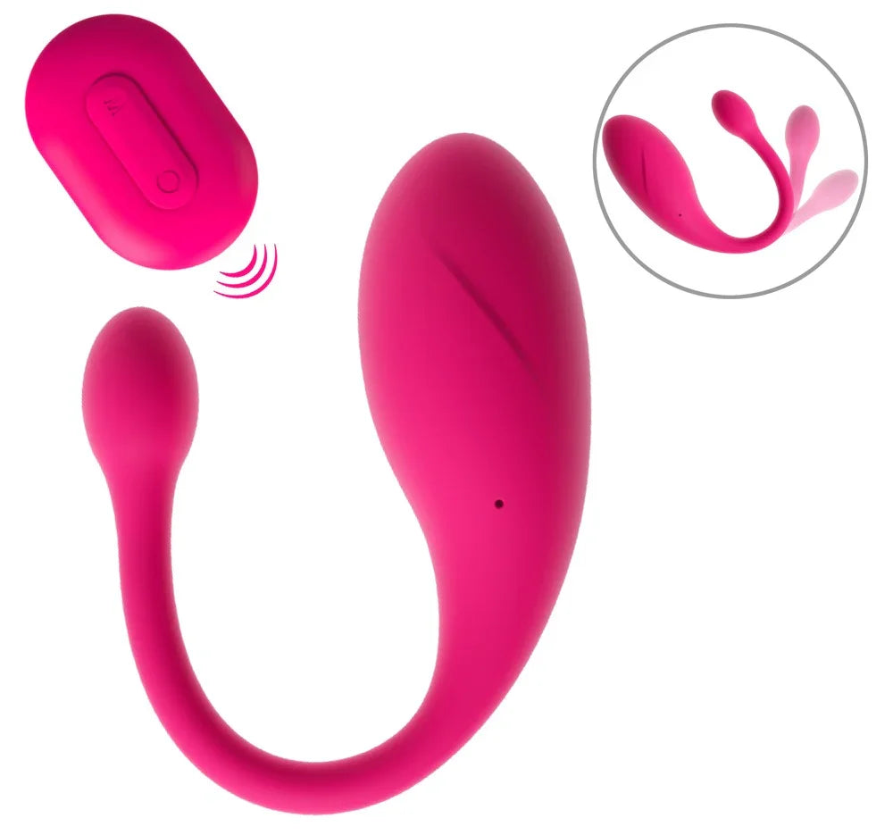 Fernsteuerbare Liebeskugel „KORAL RC Love Ball“ – 10 Vibrationsprogramme & Fernbedienung (Pink)