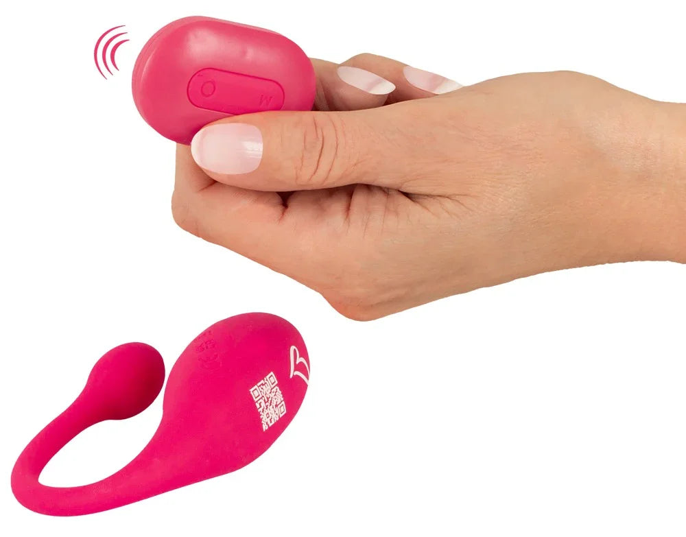 Fernsteuerbare Liebeskugel „KORAL RC Love Ball“ – 10 Vibrationsprogramme & Fernbedienung (Pink)