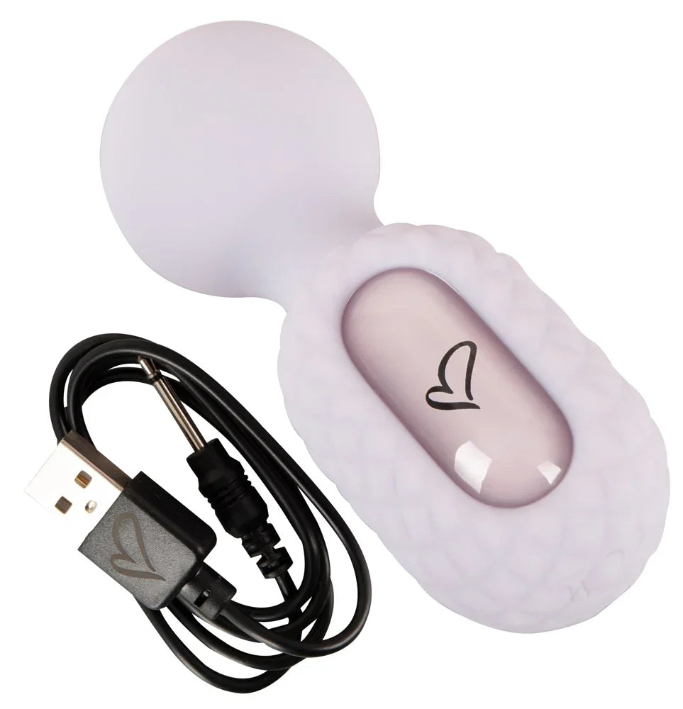 Massager „Celoro Mini Wand“ aus Silikon – 20.9 cm (lila)