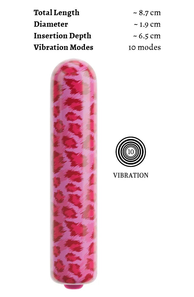 Minivibrator „Leo Mini“ – 10 Vibrationsmodi, kompakt (rosa)