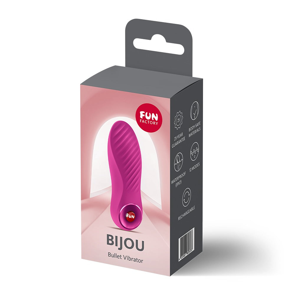 Vibromasseur clitoridien "BIJOU" de Fun Factory - 9,5 cm (rose)