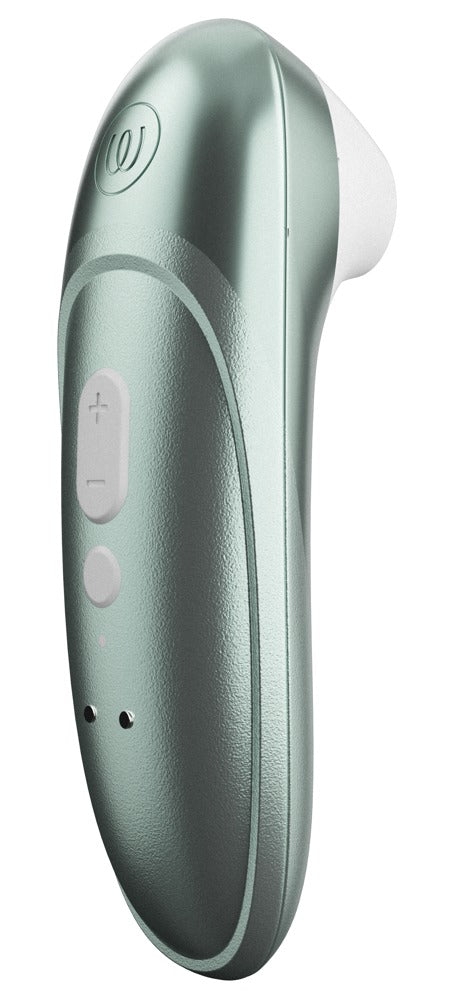 Auflegevibrator "Womanizer Pro mit Pulsator - 15 cm (türkis)