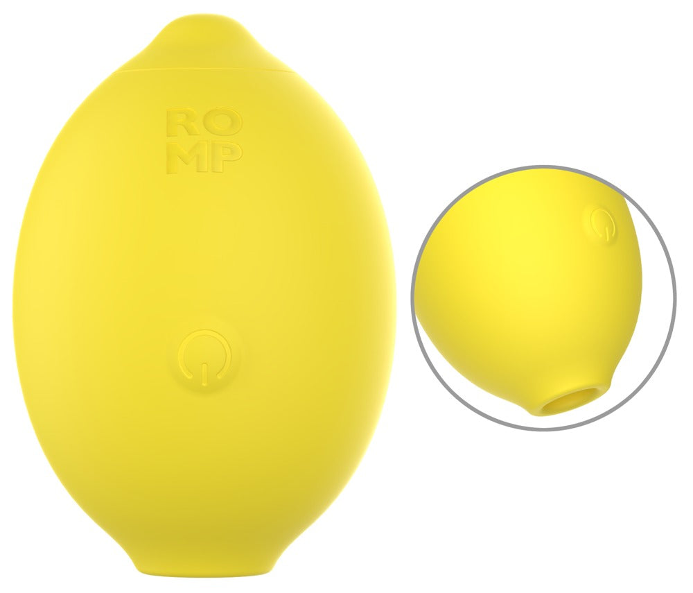 Auflegevibrator "Lemon Crush" aus Silikon - mit Pleasure Air Technologie 7.6 cm (gelb)