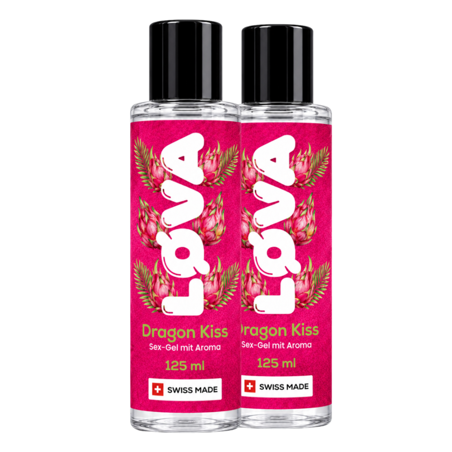 Lubricant "Dragon Kiss" - water-based & Dragon Fruit Flavor (125ml) by LØVA