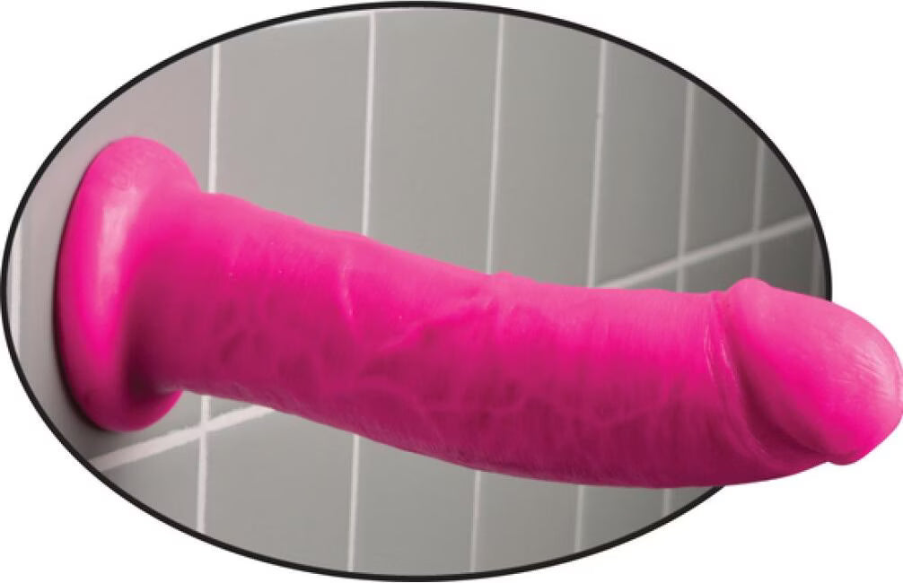 Realistischer Dildo "dillio" mit Saugfuss - Strap-On kompatibel 21.6 cm (pink) - loveiu.ch