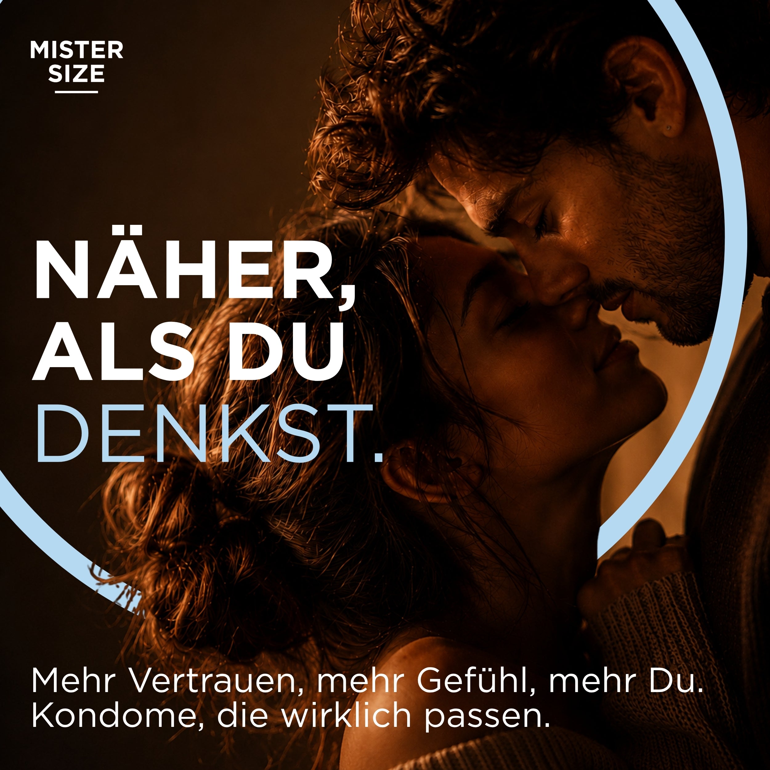 Kondome aus Naturkautschuklatex  - extrafein & gefühlsecht (Ø 64mm/10Stk.) von Mister Size