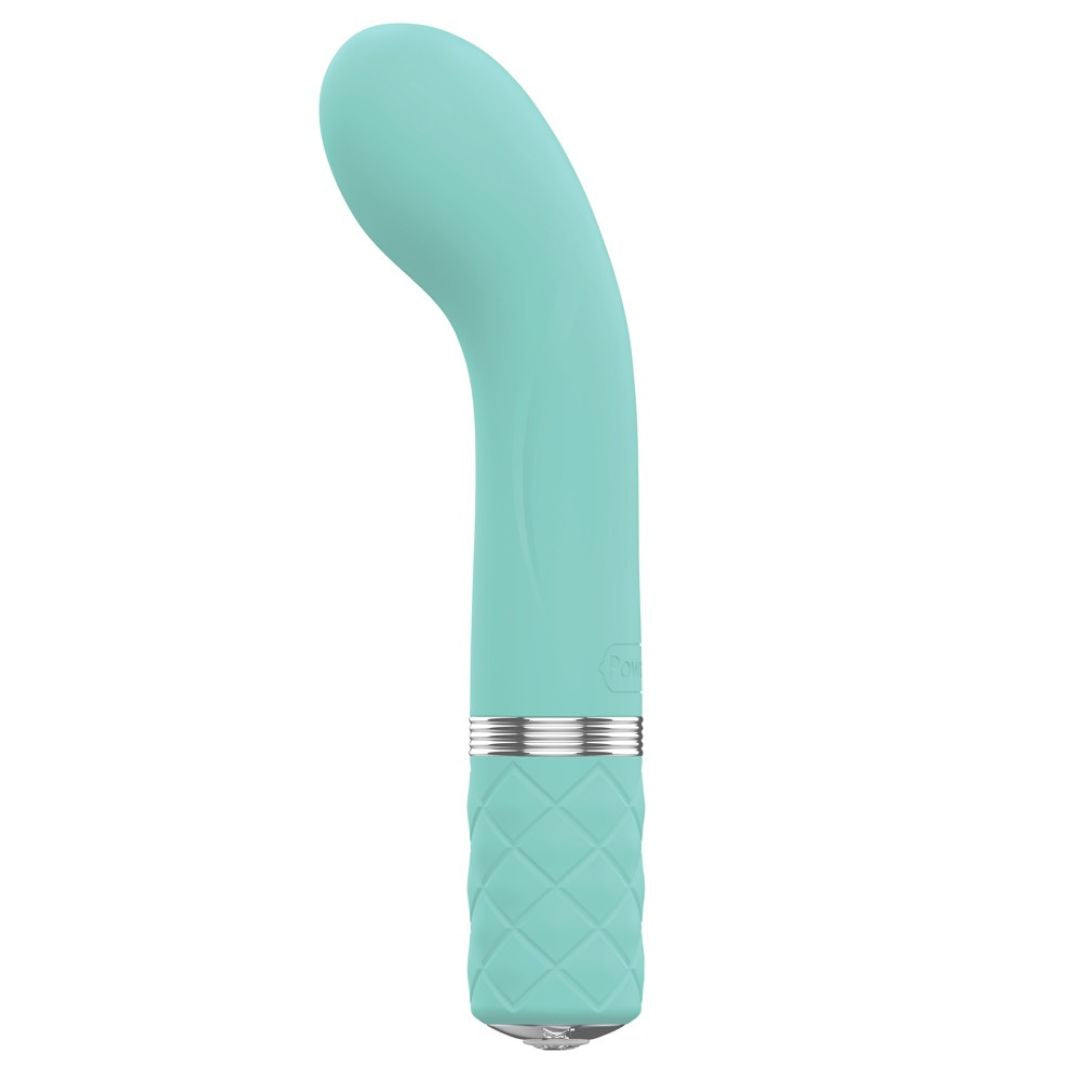 Mini vibromasseur masseur luxueux Racy avec pierre Swarovski® - 12,7 cm (turquoise)