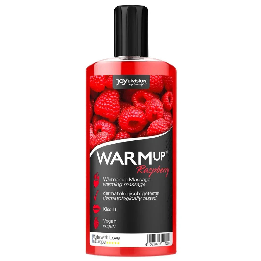 Huile de massage « WARMup Framboise » - avec effet chauffant (150 ml)