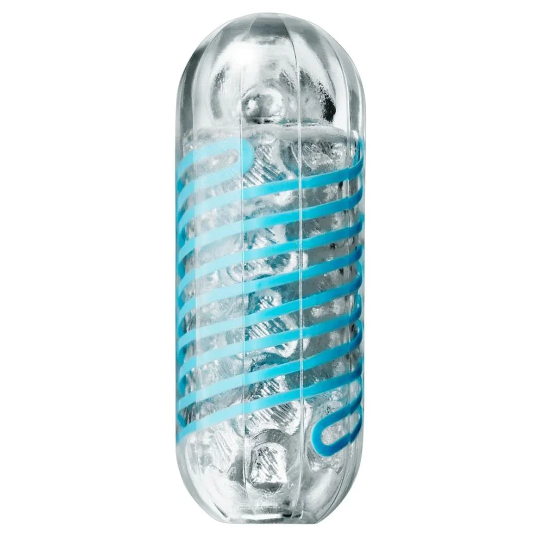 Masturbator "TENGA Spinner 01 TETRA" mit Saug- und Dreheffekt (blau) - loveiu.ch