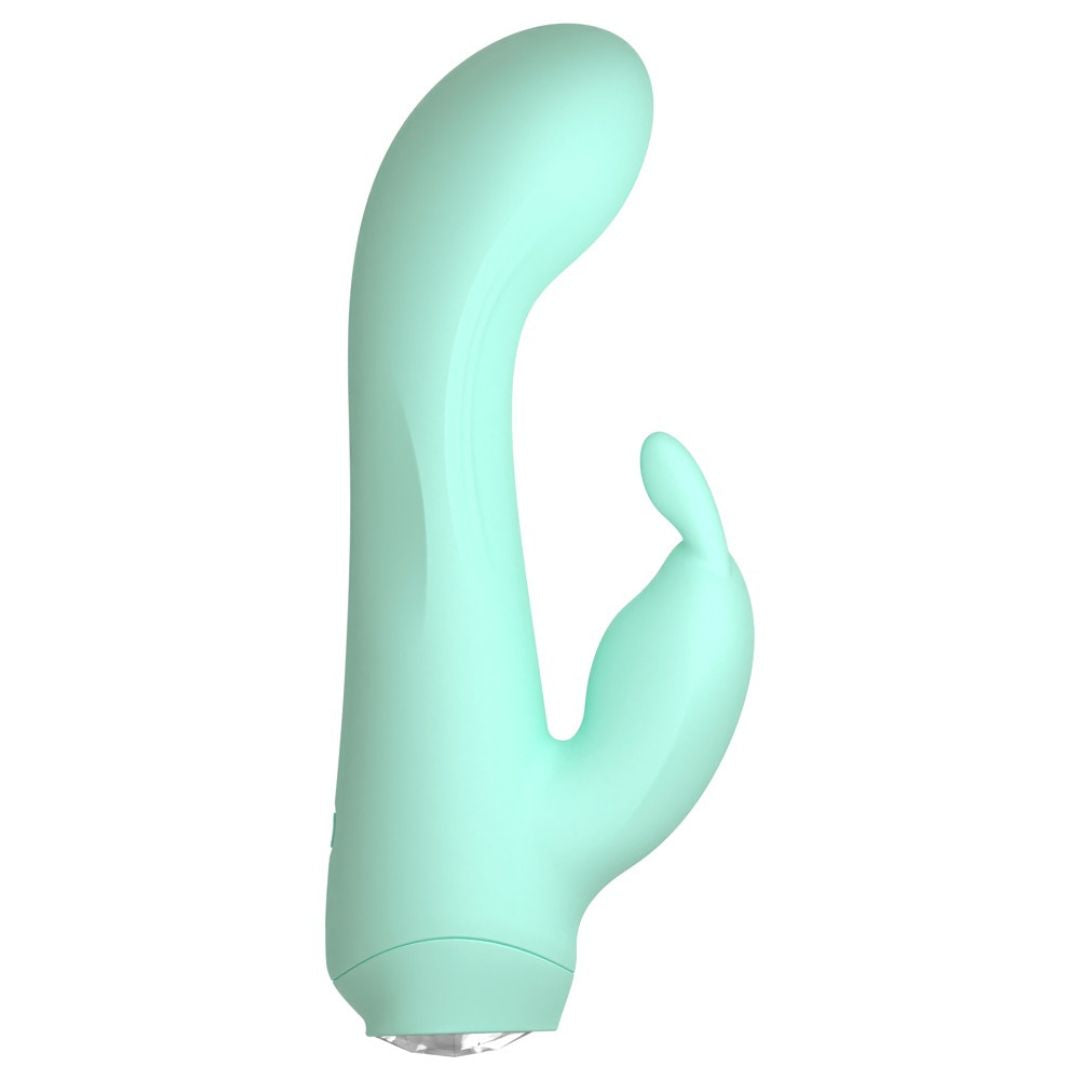 Minivibrator "Cuties" aus Silikon - G-Spot & klein 13.6 cm (grün) - loveiu.ch