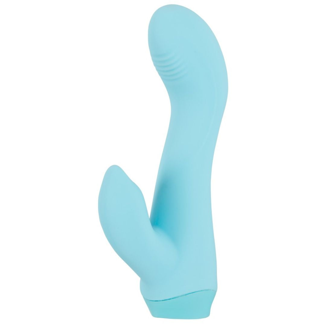 Minivibrator "Cuties" aus Silikon - G-Spot & klein 13.7 cm (blau) - loveiu.ch