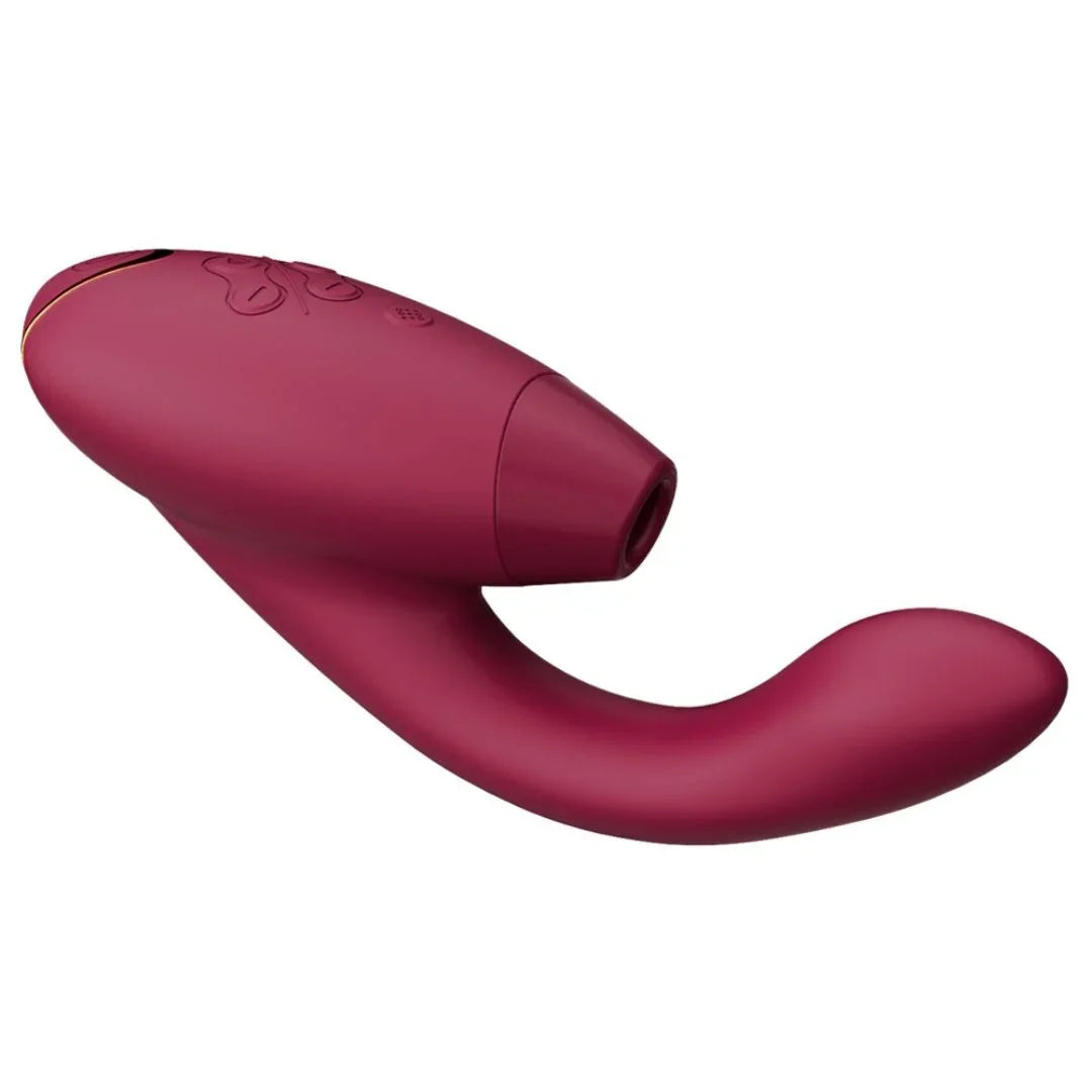 Womanizer Duo 2 Vibromasseur à poser avec double stimulation - 20,3 cm (rouge)