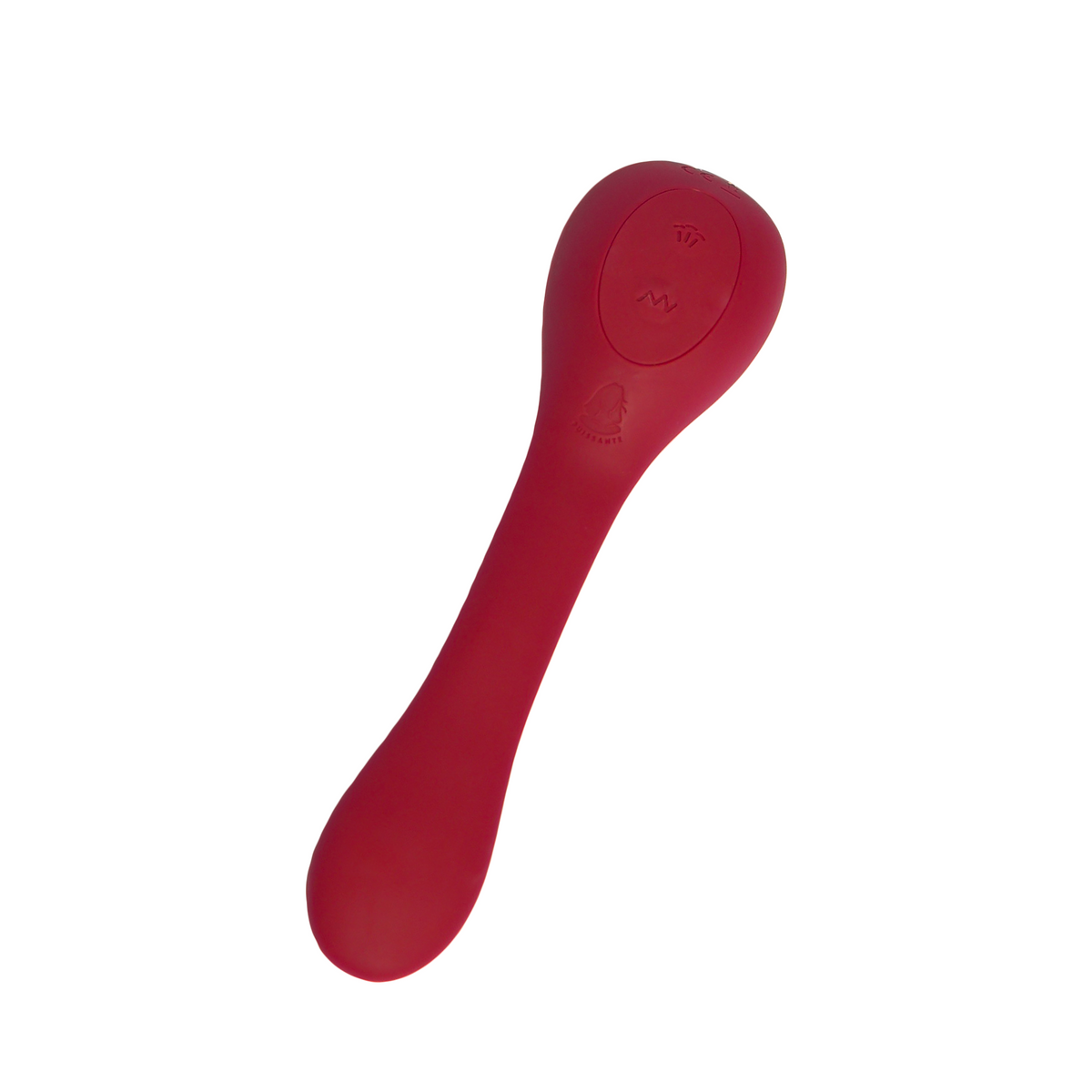 Auflegevibrator "Coco" aus medizinischem Silikon - 19 cm (rot)