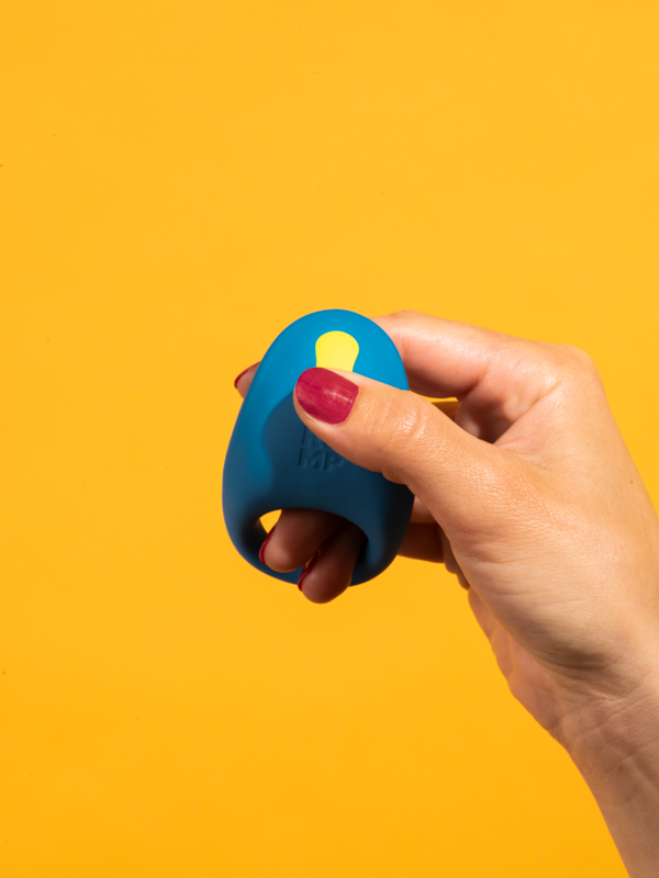 Penisring "Juke" mit Vibration (blau)