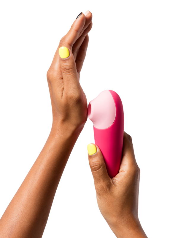 Vibromasseur à poser "Shine X" en silicone - technologie Pleasure Air 14,2 cm (rose)
