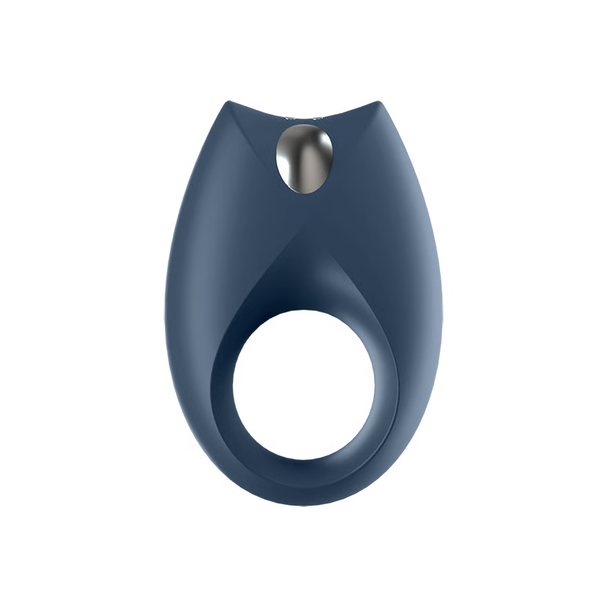 SATISFYER Penisring "Royal One Ring Vibrator" mit Vibration & App (blau)