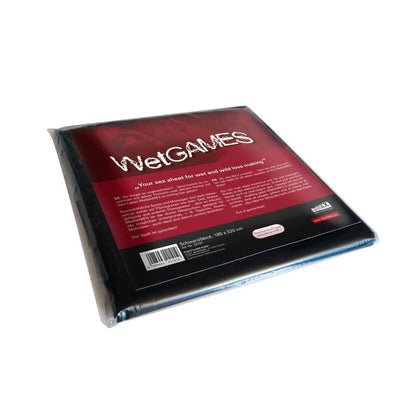 Bettlaken aus PVC - wasserfest 180x220 cm (schwarz) - loveiu.ch