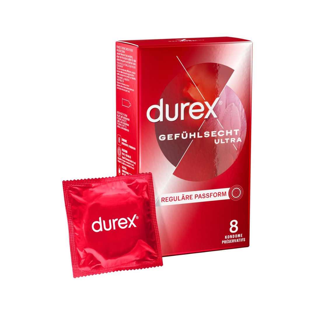 Kondome Durex Gefühlsecht Ultra 8 Stück - loveiu.ch