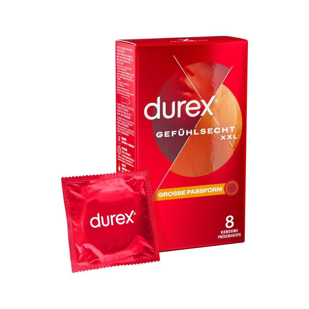 Kondome Durex Gefühlsecht XXL 8 Stück - loveiu.ch