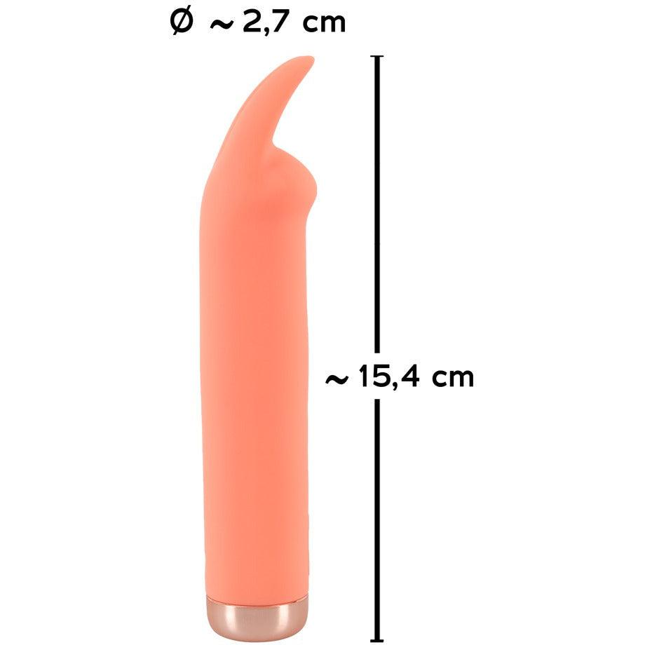 Mini Tickle Vibrator peachy 15,4 cm - loveiu.ch