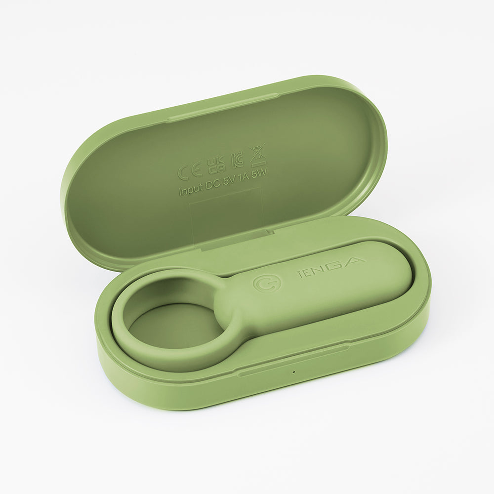 Anneau pénien en silicone « pairRING » - par TENGA Ø 3,8 cm (vert)