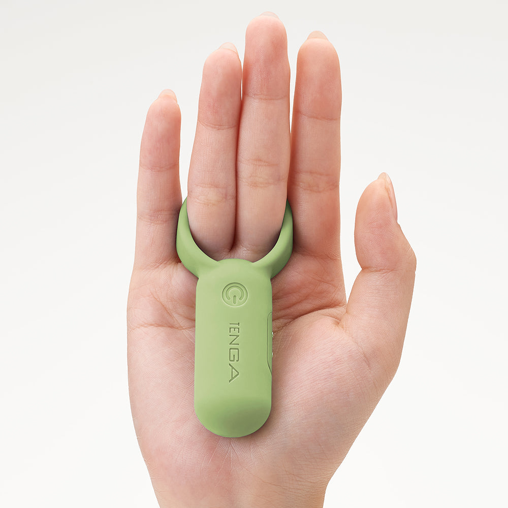 Anneau pénien en silicone « pairRING » - par TENGA Ø 3,8 cm (vert)