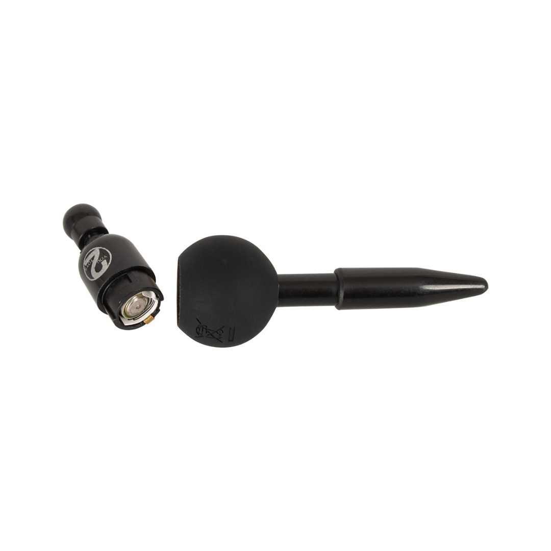 Penisplug mit vibrierendem Stopper - Ø 0.8 cm (schwarz) - loveiu.ch