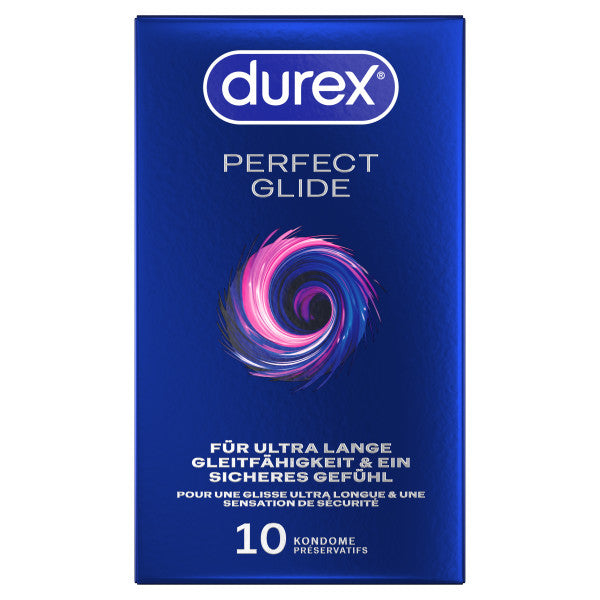 Kondome "Perfect Glide - Extra sicher" Naturkautschuklatex (56 mm/10 Stk.) von Durex