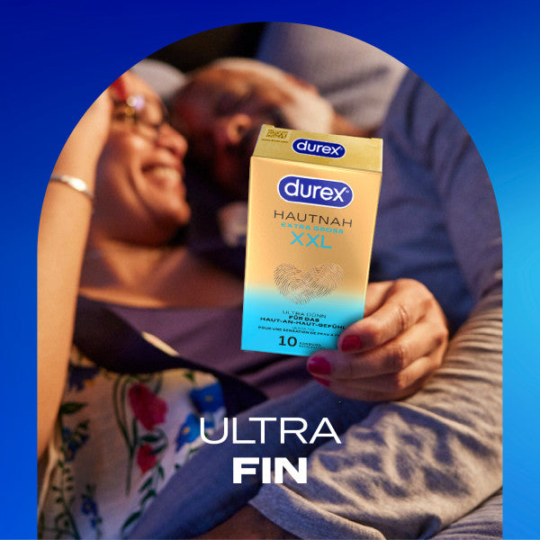 Kondome "hautnah XXL" Naturlatexkondome (Ø 60 mm/10 Stk.) von Durex