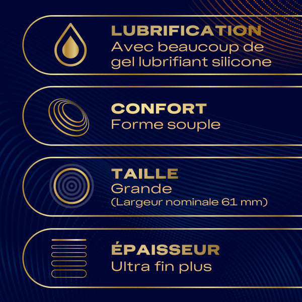 Condoms "Intensity XXL" Latex-free (61 mm/8 pcs.) from Durex